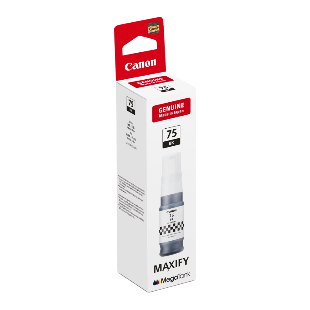 Canon 75 Black Inkjet Ink Bottle 70ml view 3